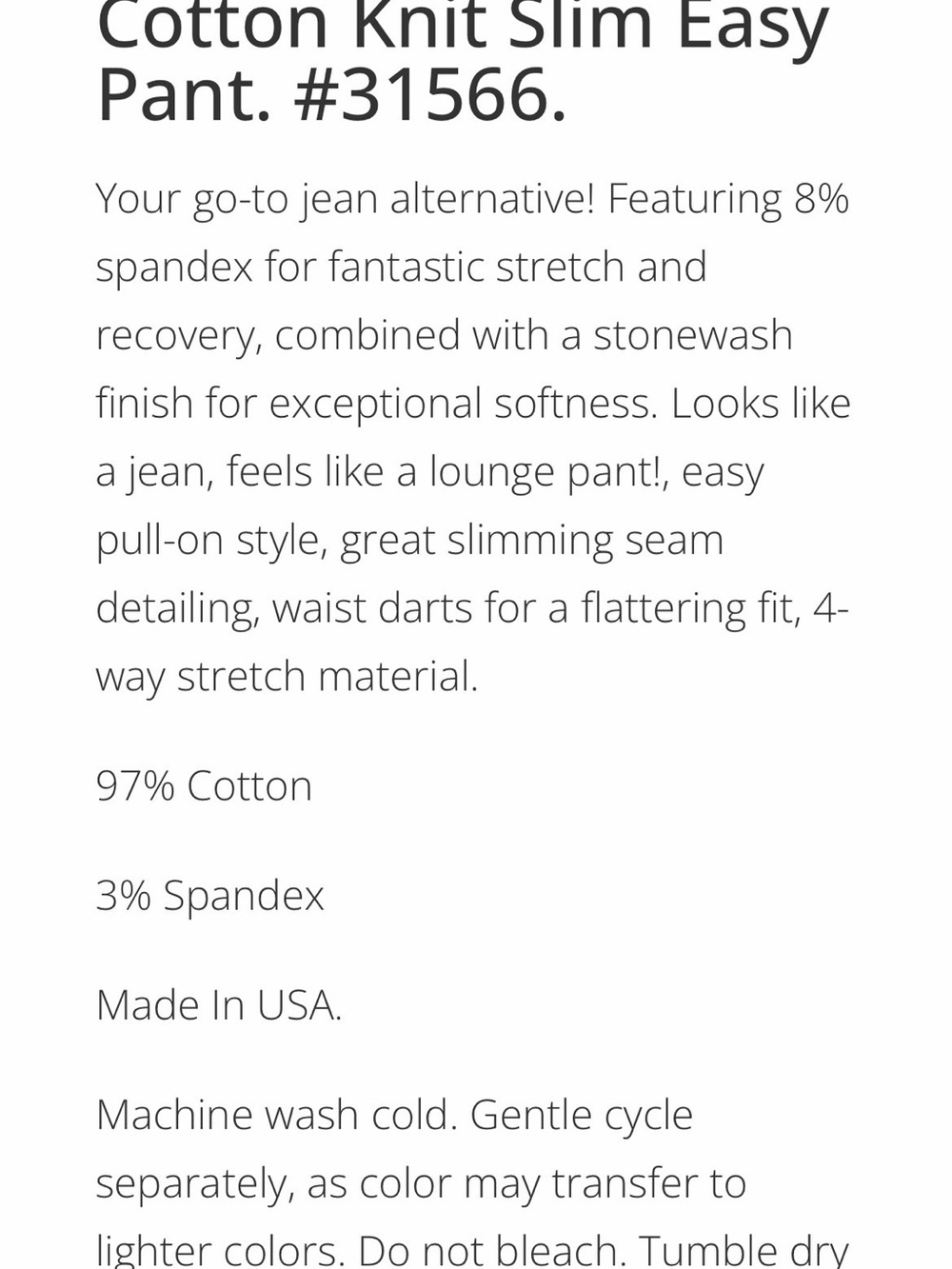 Habitat Blue Straight Leg Pull-On Pants - Picture 9 of 9